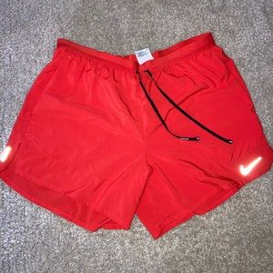 Red Nike Drifit Running Shorts